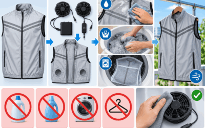 How To Store A Cooling Fan Vest When Not In Use?
